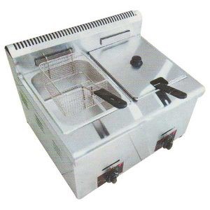 FREIDORA A GAS DE 2 TANQUES (Mesa)