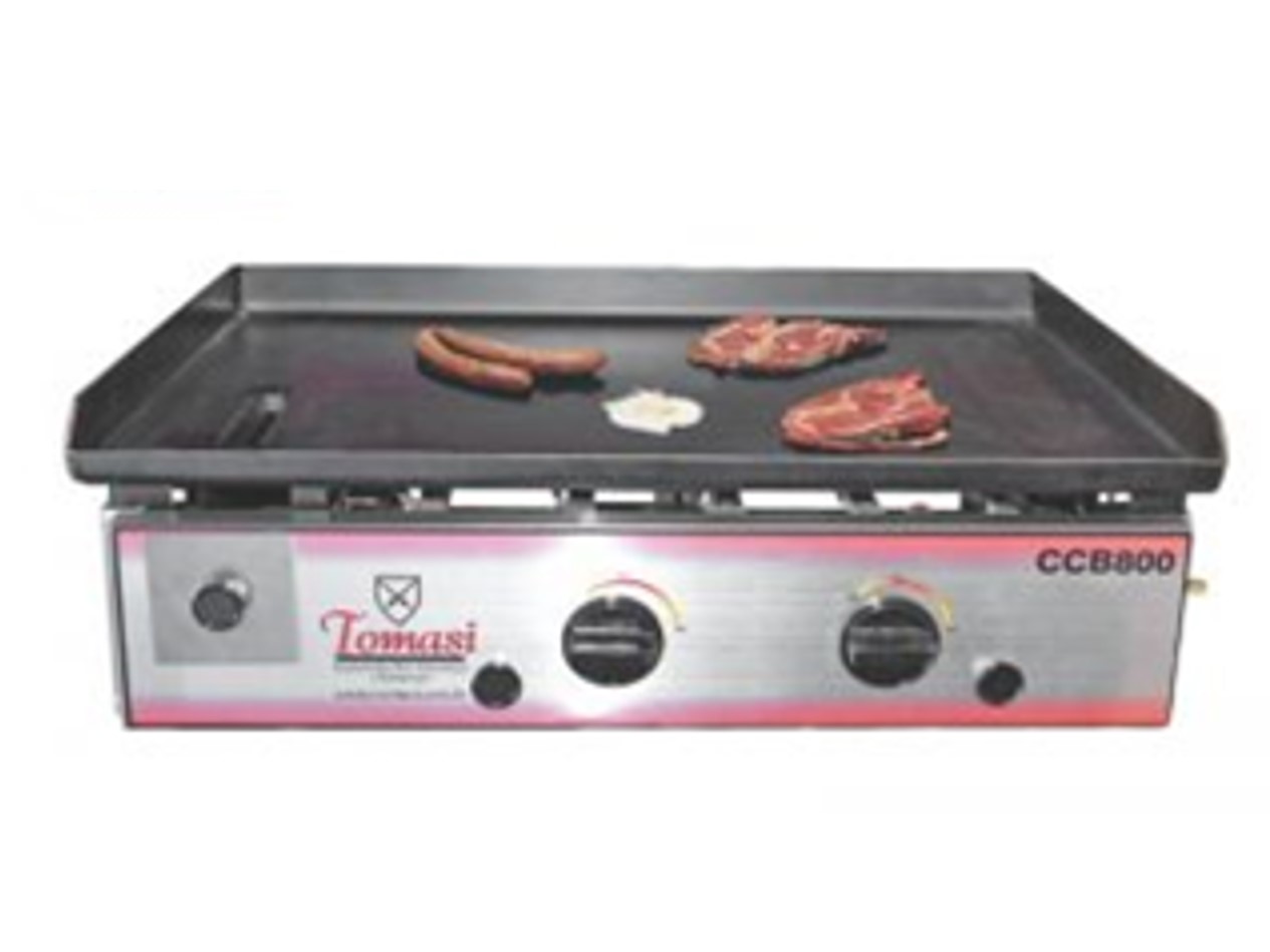 CHURRASQUERA PROFESIONAL A GAS  (80 cm)